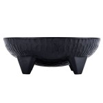 GET MOJ-803-BK Viva Mexico Melamine 26 oz. Molcajete Bowl - 12/Pack