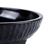 GET MOJ-803-BK Viva Mexico Melamine 26 oz. Molcajete Bowl - 12/Pack