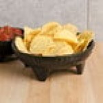 GET MOJ-803-BK Viva Mexico Melamine 26 oz. Molcajete Bowl - 12/Pack