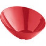 Acopa 43 oz. Red Slanted Melamine Bowl Acopa 43 oz. Red Slanted Melamine Bowl