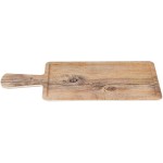 Elite Global Solutions M127RCFP Fo Bwa Rectangular Faux Driftwood Serving Board with Full Pocket and Handle - 12