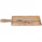 Elite Global Solutions M127RCFP Fo Bwa Rectangular Faux Driftwood Serving Board with Full Pocket and Handle - 12
