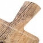 Elite Global Solutions M127RCFP Fo Bwa Rectangular Faux Driftwood Serving Board with Full Pocket and Handle - 12