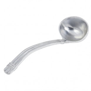 Bon Chef 9150 3 oz. Cast Aluminum Pewter-Glo Serving Ladle Bon Chef 9150 3 oz. Cast Aluminum Pewter-Glo Serving Ladle