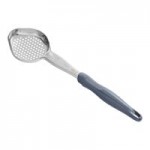 Vollrath 6422120 Jacob's Pride® 1 oz. Black Perforated Oval Spoodle® Portion Spoon