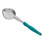Vollrath 6422120 Jacob's Pride® 1 oz. Black Perforated Oval Spoodle® Portion Spoon