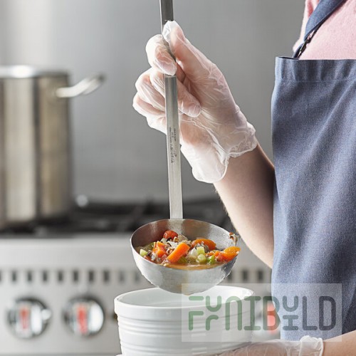 Vollrath 46908 8 oz. Two-Piece Stainless Steel Ladle
