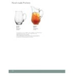 Libbey 5260 60 oz. Customizable Glass Pitcher - 6/Case