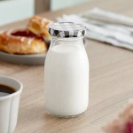 Acopa 6 oz. Customizable Glass Milk Bottle - 12/Case Acopa 6 oz. Customizable Glass Milk Bottle - 12/Case