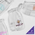 Acopa 6 oz. Customizable Glass Milk Bottle - 12/Case Acopa 6 oz. Customizable Glass Milk Bottle - 12/Case