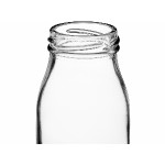 Acopa 6 oz. Customizable Glass Milk Bottle - 12/Case Acopa 6 oz. Customizable Glass Milk Bottle - 12/Case