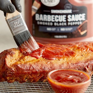 Sauce Craft Smoked Black Pepper BBQ Sauce 1 Gallon - 2/Case