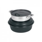 Spring USA Seasons 4 Qt. Round Stainless Steel Induction Chafer with Stand 3372-6/36 Spring USA Seasons 4 Qt. Round Stainless Steel Induction Chafer with Stand 3372-6/36