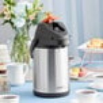 Acopa 3 Liter Stainless Steel Lined Decaf Airpot with Metal Lever