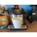 Acopa 3 Liter Stainless Steel Lined Decaf Airpot with Metal Lever
