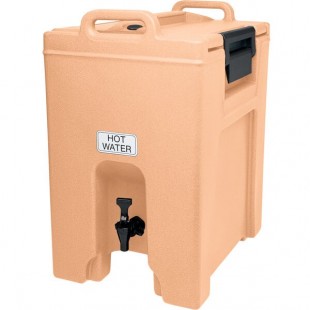 Cambro UC1000157 Ultra Camtainer® 10.5 Gallon Coffee Beige Insulated Beverage Dispenser