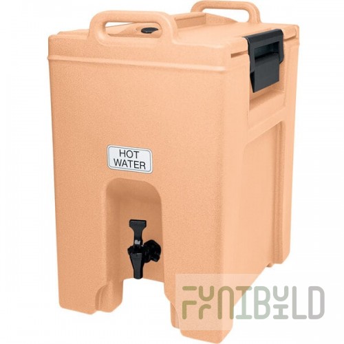 Cambro UC1000157 Ultra Camtainer® 10.5 Gallon Coffee Beige Insulated Beverage Dispenser