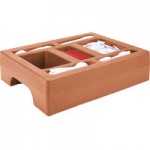 Cambro UC1000157 Ultra Camtainer® 10.5 Gallon Coffee Beige Insulated Beverage Dispenser
