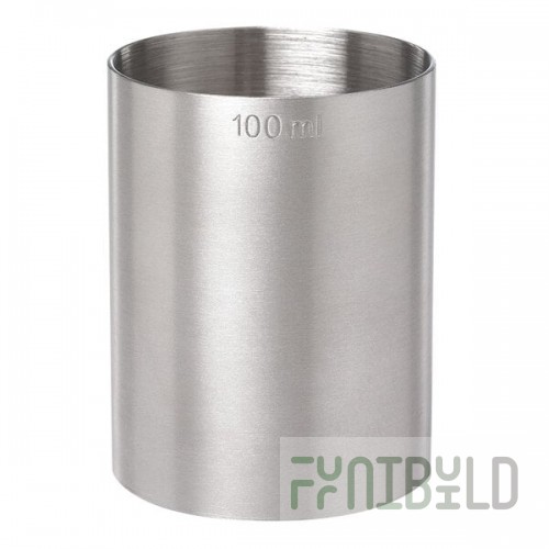 Barfly® M37054 100 mL (3.38 oz.) Stainless Steel Thimble Measure