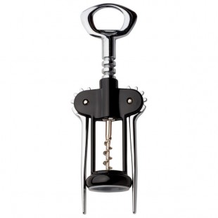 Franmara Heavy Wing Corkscrew with Black Enameled Body 2046-01