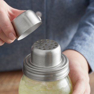 Acopa 2-Piece Replacement Mason Jar Shaker Cap Acopa 2-Piece Replacement Mason Jar Shaker Cap