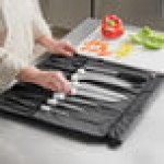 Choice 9 Piece Knife Set with White Handles