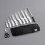 Choice 9 Piece Knife Set with White Handles