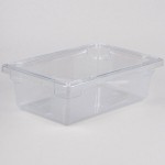 Rubbermaid® FG330900CLR Clear Polycarbonate Food Storage Box - 18