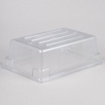 Rubbermaid® FG330900CLR Clear Polycarbonate Food Storage Box - 18