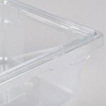 Rubbermaid® FG330900CLR Clear Polycarbonate Food Storage Box - 18