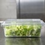 Rubbermaid® FG330900CLR Clear Polycarbonate Food Storage Box - 18