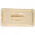 Carlisle 3086213 StorPlus 1/3 Size Amber High Heat Plastic Food Pan - 6