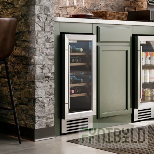 AvaValley WRC-32-DZ Dual Temperature Full Glass Door Commercial Wine Cooler