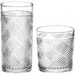 Acopa Cube Rocks / Old Fashioned and Beverage Glass Set - 24/Set
