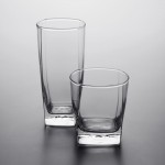 Acopa Cube Rocks / Old Fashioned and Beverage Glass Set - 24/Set