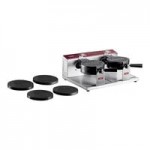 Estella WBMX1A Belgian Waffle Maker with Bubble Waffle on a Stick Plate - 120V, 1,340W