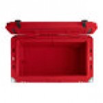 CaterGator CG65REDW Red 65 Qt. Mobile Rotomolded Outdoor Cooler / Ice Chest