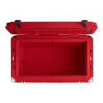 CaterGator CG65REDW Red 65 Qt. Mobile Rotomolded Outdoor Cooler / Ice Chest