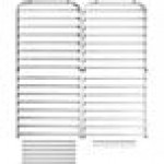 Regency 16 Pan Aluminum End Load Sheet / Bun Pan Rack for Reach-Ins - Unassembled Regency 16 Pan Aluminum End Load Sheet / Bun Pan Rack for Reach-Ins - Unassembled