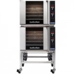 Moffat E27M2-P Turbofan Single Deck Full Size 2 Pan Electric Convection Oven with Mechanical Controls - 208V, 1 Phase, 2.7 kW