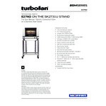 Moffat E27M2-P Turbofan Single Deck Full Size 2 Pan Electric Convection Oven with Mechanical Controls - 208V, 1 Phase, 2.7 kW