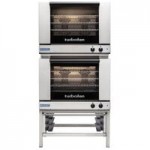 Moffat E27M2-P Turbofan Single Deck Full Size 2 Pan Electric Convection Oven with Mechanical Controls - 208V, 1 Phase, 2.7 kW