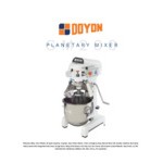 Doyon SM200 20 Qt. Commercial Planetary Stand Mixer with Guard - 120V, 1/2 hp