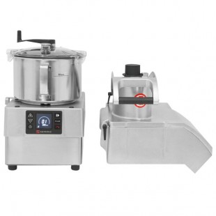 Sammic CK-35V Variable-Speed Combination Food Processor with 5.8 Qt. Stainless Steel Bowl & Continuous Feed - 3 hp