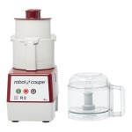 Robot Coupe R2NCLR Combination Food Processor with 3 Qt. / 3 Liter Clear Bowl, Continuous Feed & 2 Discs - 1 hp