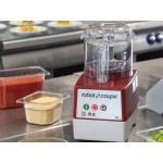 Robot Coupe R2NCLR Combination Food Processor with 3 Qt. / 3 Liter Clear Bowl, Continuous Feed & 2 Discs - 1 hp