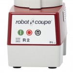 Robot Coupe R2NCLR Combination Food Processor with 3 Qt. / 3 Liter Clear Bowl, Continuous Feed & 2 Discs - 1 hp