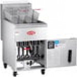 Avantco FF100 Natural Gas 70-100 lb. Stainless Steel Tube Floor Fryer - 150,000 BTU Avantco FF100 Natural Gas 70-100 lb. Stainless Steel Tube Floor Fryer - 150,000 BTU