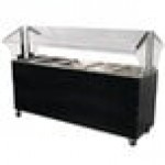 Advance Tabco B5-CPU-B-SB Five Well Everyday Buffet Ice-Cooled Table with Enclosed Base - Open Well Advance Tabco B5-CPU-B-SB Five Well Everyday Buffet Ice-Cooled Table with Enclosed Base - Open Well