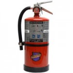 Buckeye 5 lb. Purple K Fire Extinguisher with Fixed Nozzle - Rechargeable Untagged with Wall Mount - UL Rating 10-B:C